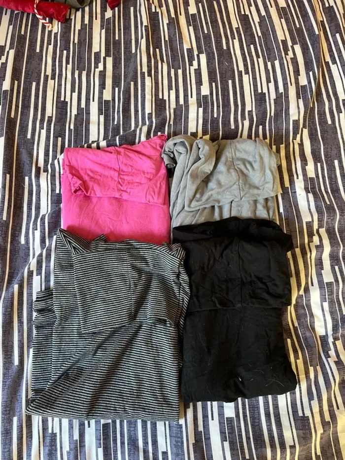 Lot de 4 col roulé