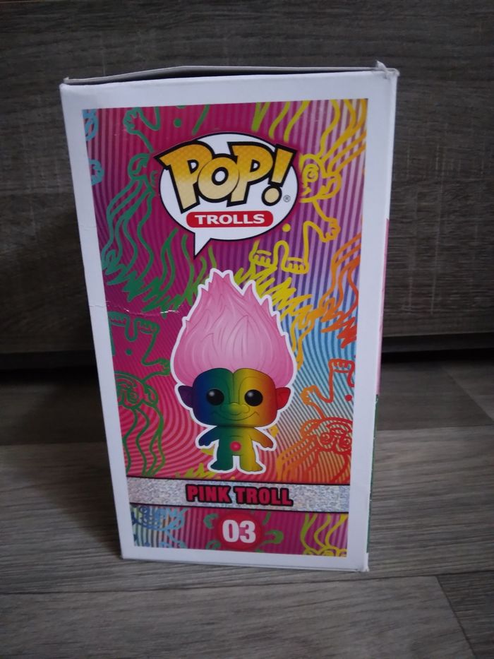Funko pop 03 troll pink neuf - photo numéro 4