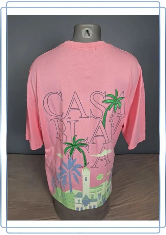 tee shirt imprime plus eighteen / rose homme 2xl / brodé (526) - photo numéro 5
