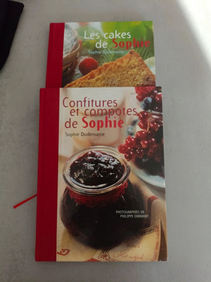 2 livres cuisine confitures et compotes // cakes