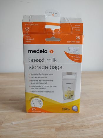 Sachet de conservation pour le lait maternel