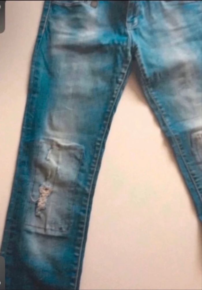 Jean pour femme TRÈS BON ÉTAT taille 38 / M couleur bleu - photo numéro 6