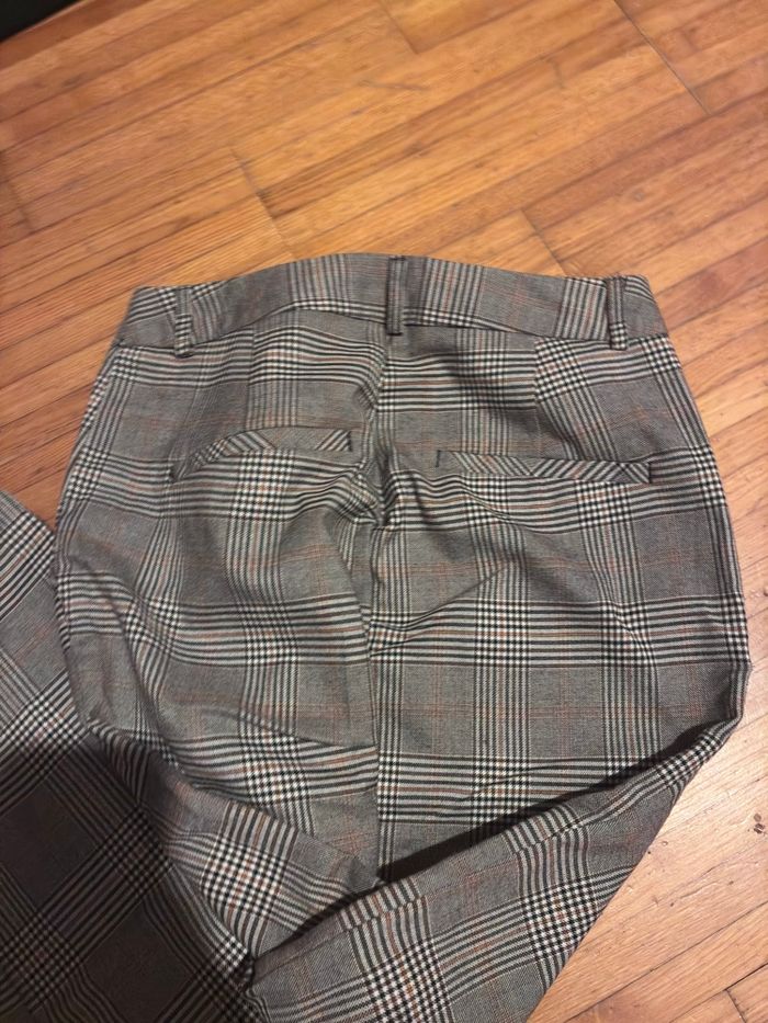 Pantalon droit à carreaux - photo numéro 2
