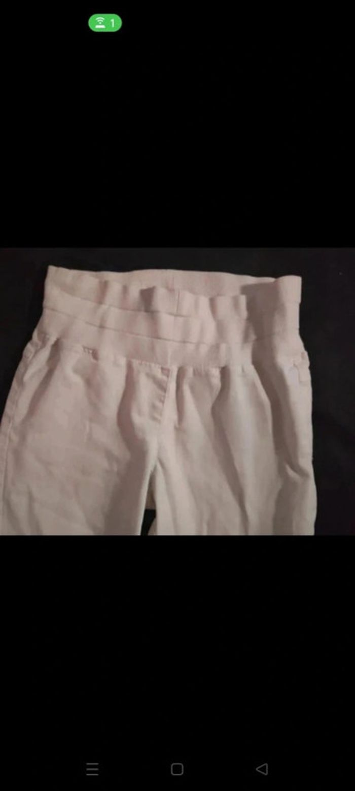 Legging Blanc Confort - photo numéro 4