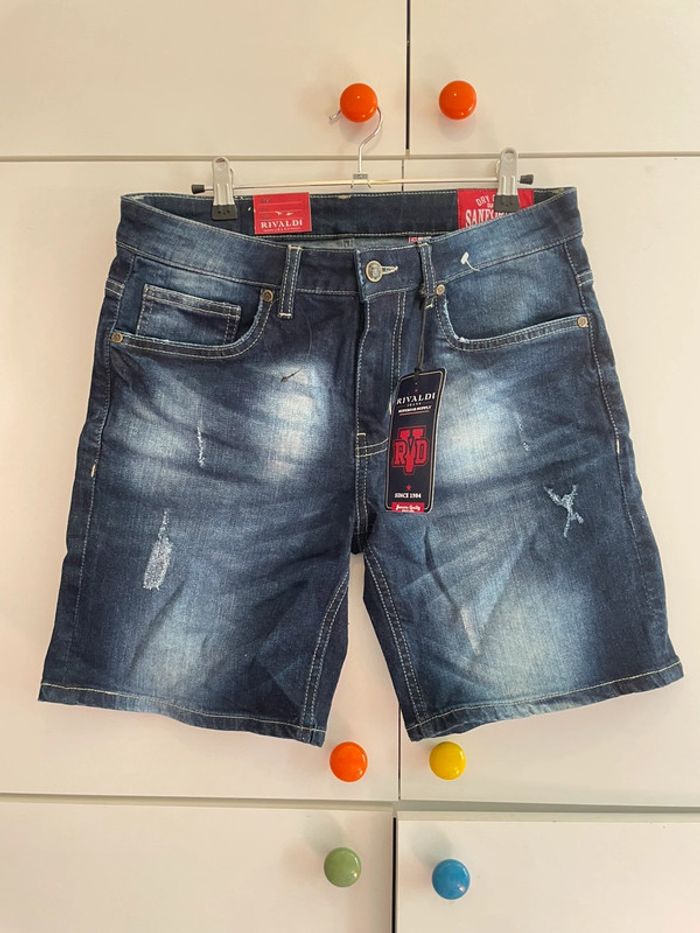 Short en jean neuf taille 42 Rivaldi