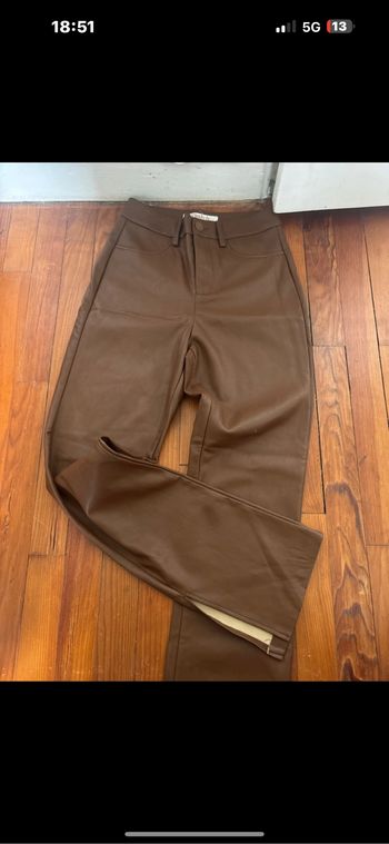 pantalon similicuir