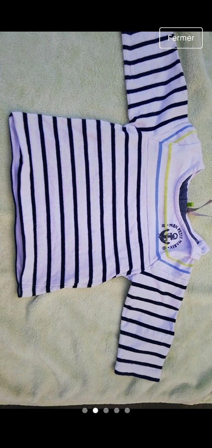 Lot de 5 t-shirts manches longues - photo numéro 2