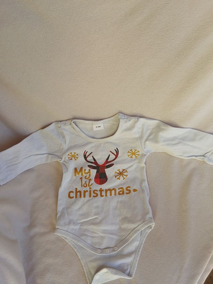 Body 1er noel - 3 mois