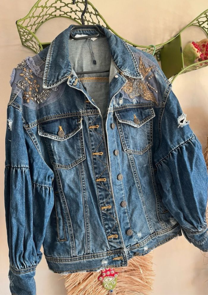 Veste jean Zara - photo numéro 3