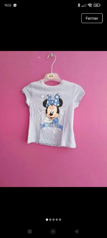 Tee-shirt Disney 92 cm b1 