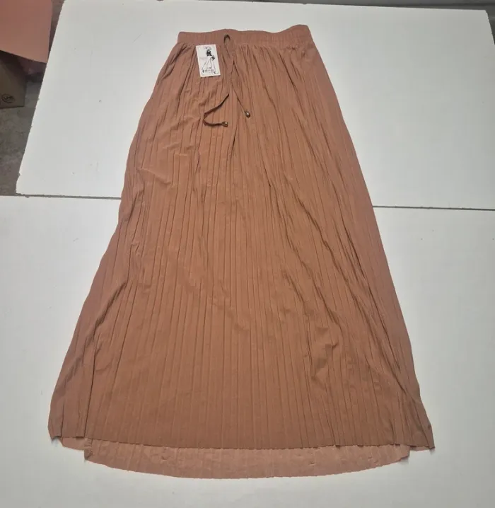 Jupe longue marron