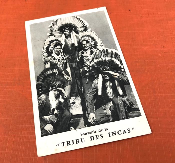 Carte postale ancienne Souvenir de la Tribu des Incas - photo numéro 5
