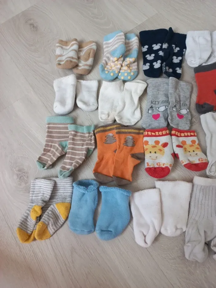Lot de 16 paires de chaussettes bébé garçon - photo numéro 4
