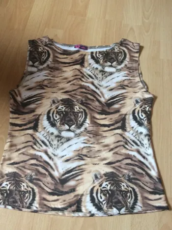 Débardeur tête de tigre