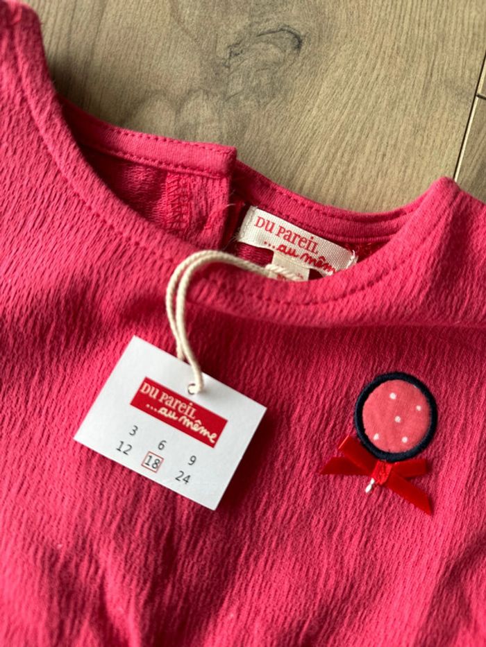 Robe bébé fille DPAM 18 mois neuve - photo numéro 3