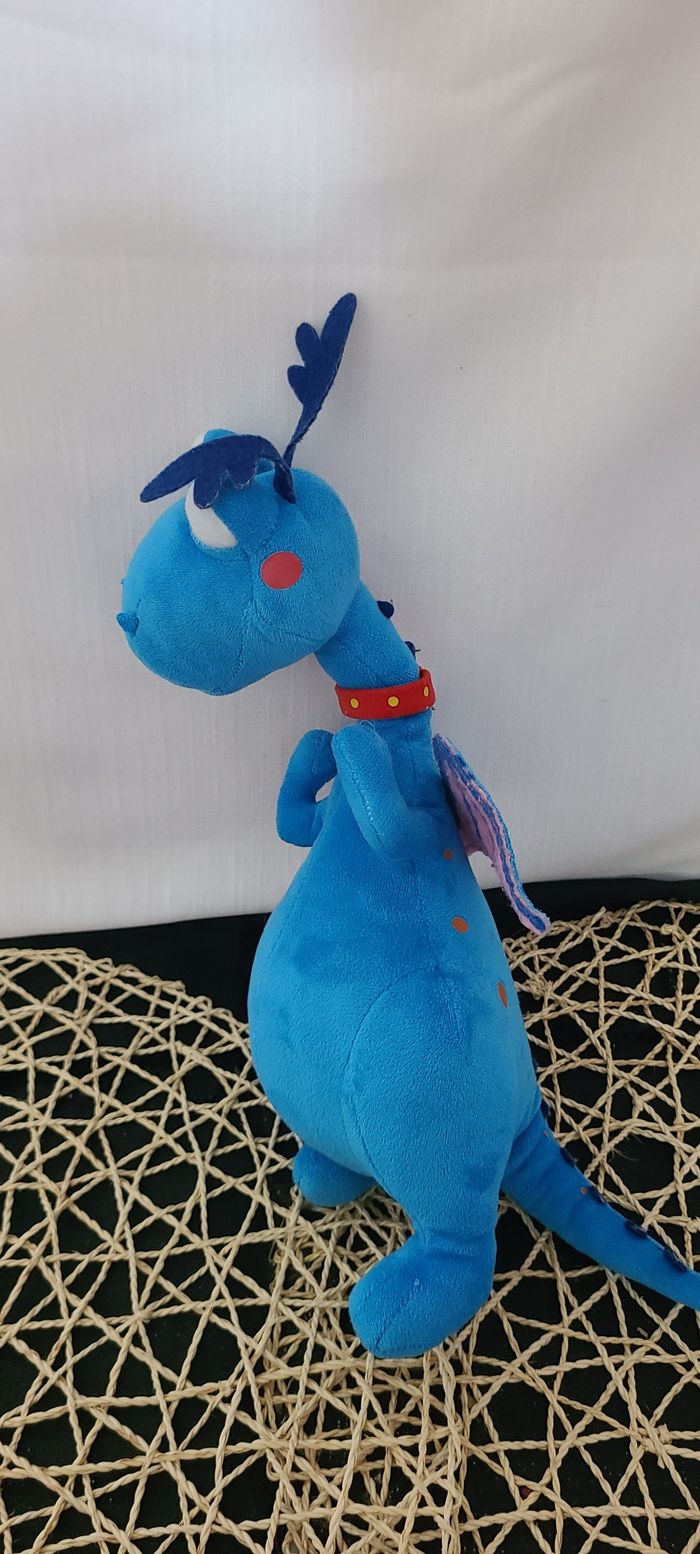 Toufy Toufy NICOTOY Disney Docteur le dragon bleu en peluche - photo numéro 5
