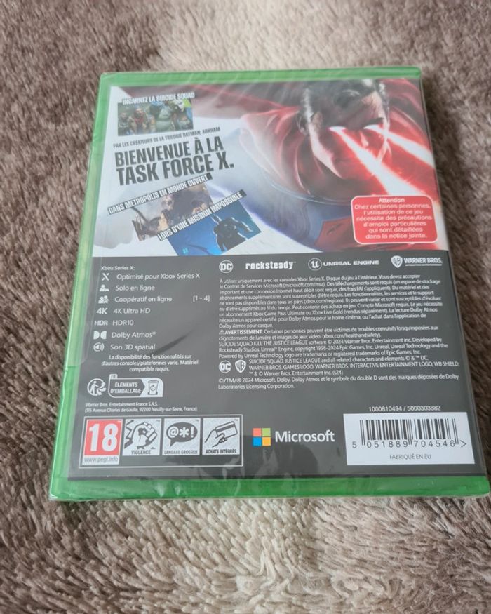 Suicide Squad xbox serie x neuf sous blister - photo numéro 2