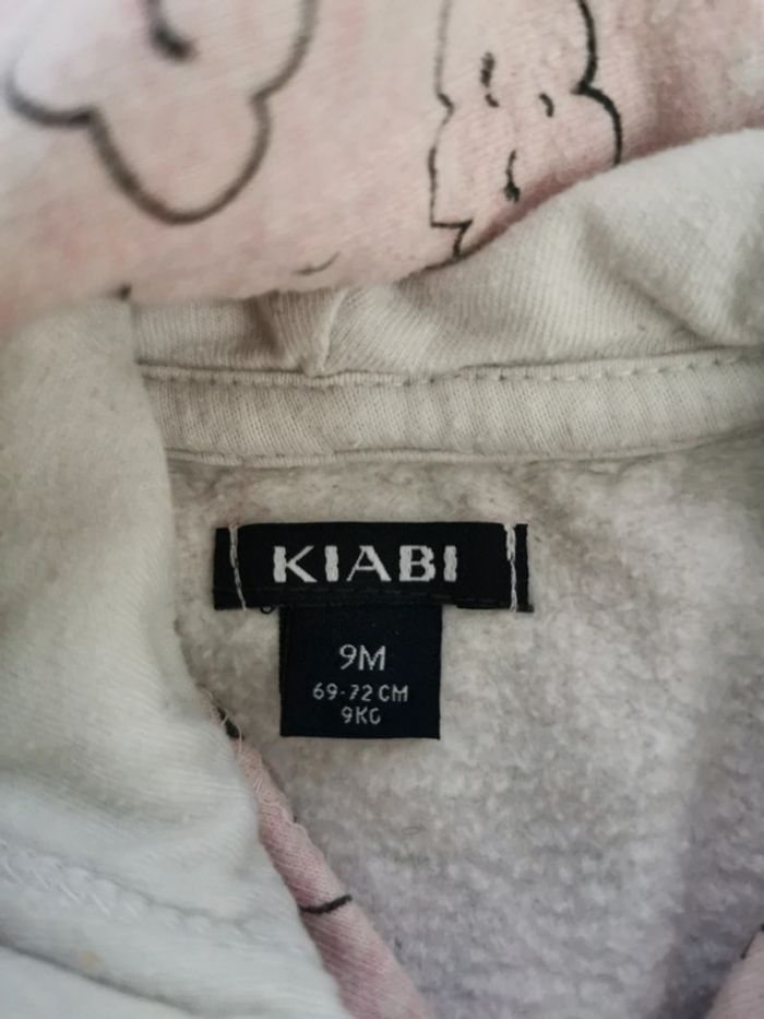 Veste à capuche fille 9 mois kiabi - photo numéro 2