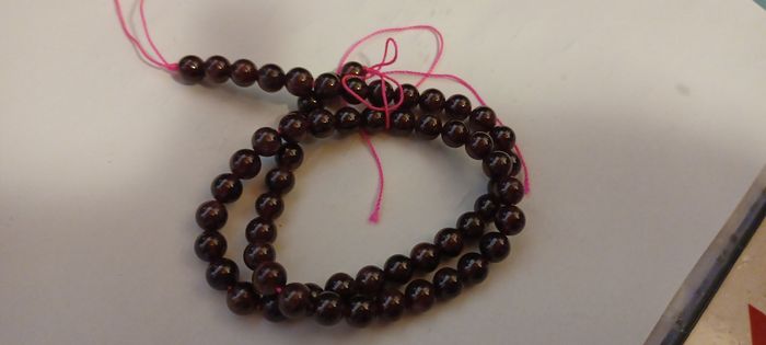 Bracelets et cordes perles pierres semi précieuses - photo numéro 9