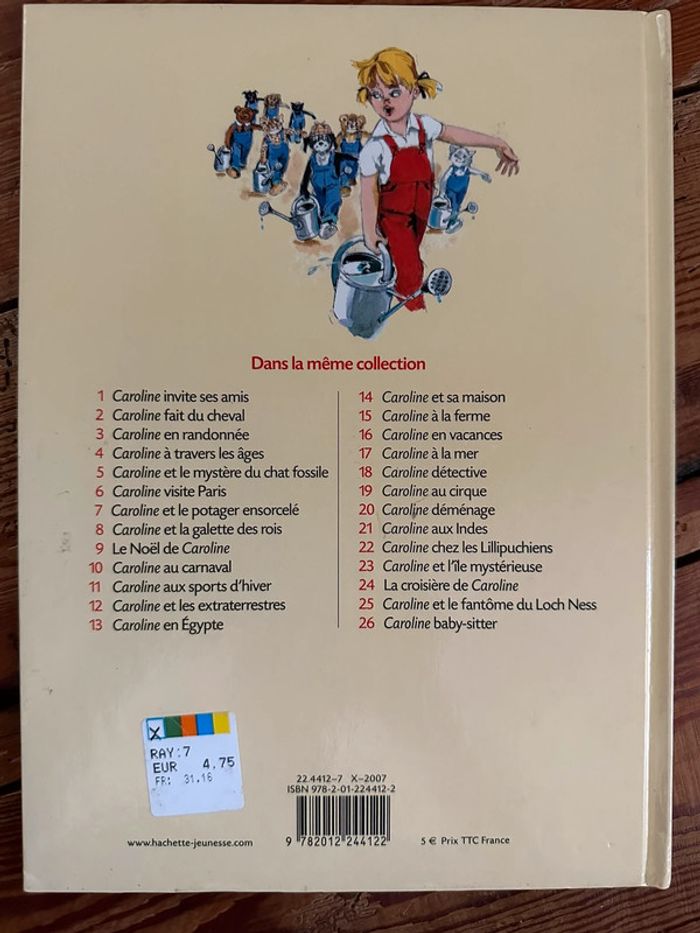 Livre vintage Pierre Probst Caroline et le potager ensorcelé jardin - photo numéro 2