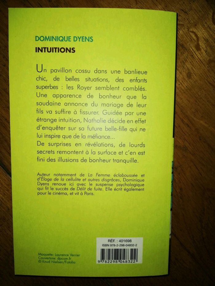 Livre "intuitions" Dominique Dyens - photo numéro 3