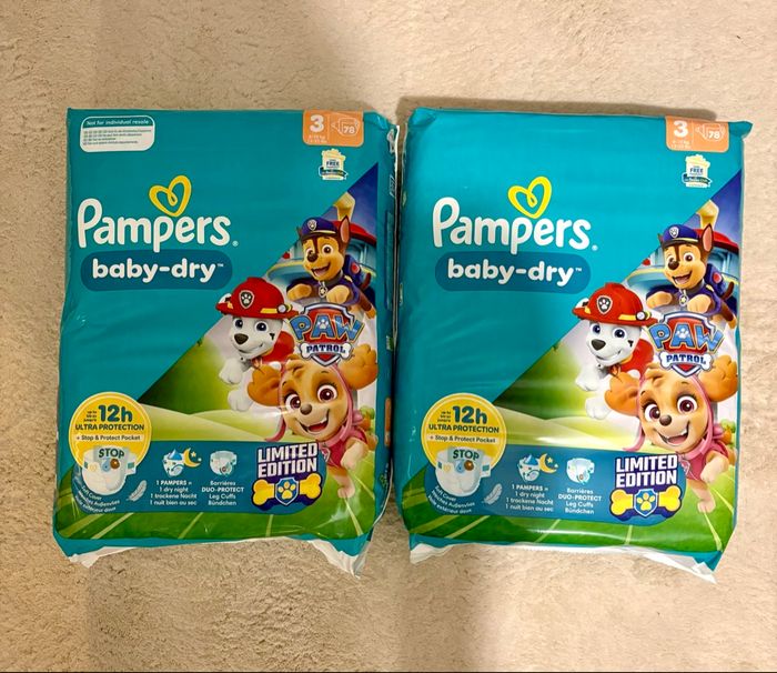 Pampers pat patrouille taille 3