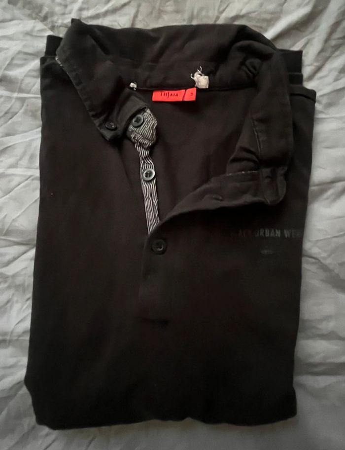 Polo noir homme taille M – Classique et sobre