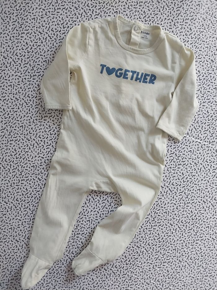 Pyjama bébé KIABI “TOGETHER” 12 mois - photo numéro 3