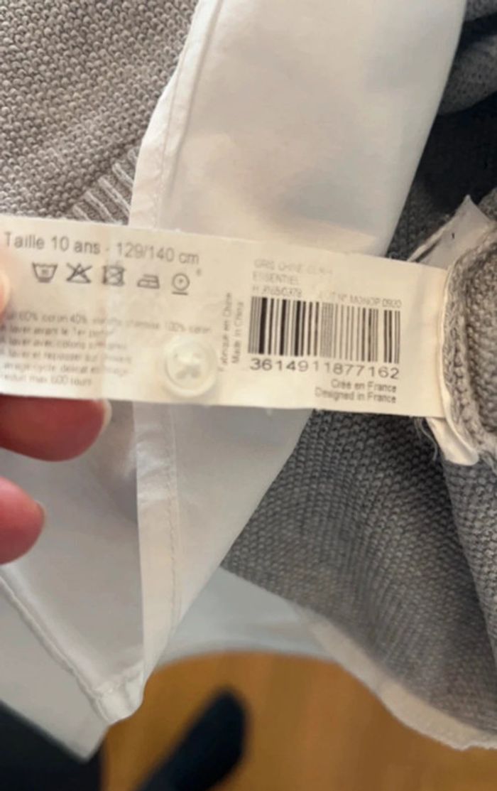 Chemise pull col claudine 10 ans Monoprix Teens - photo numéro 5