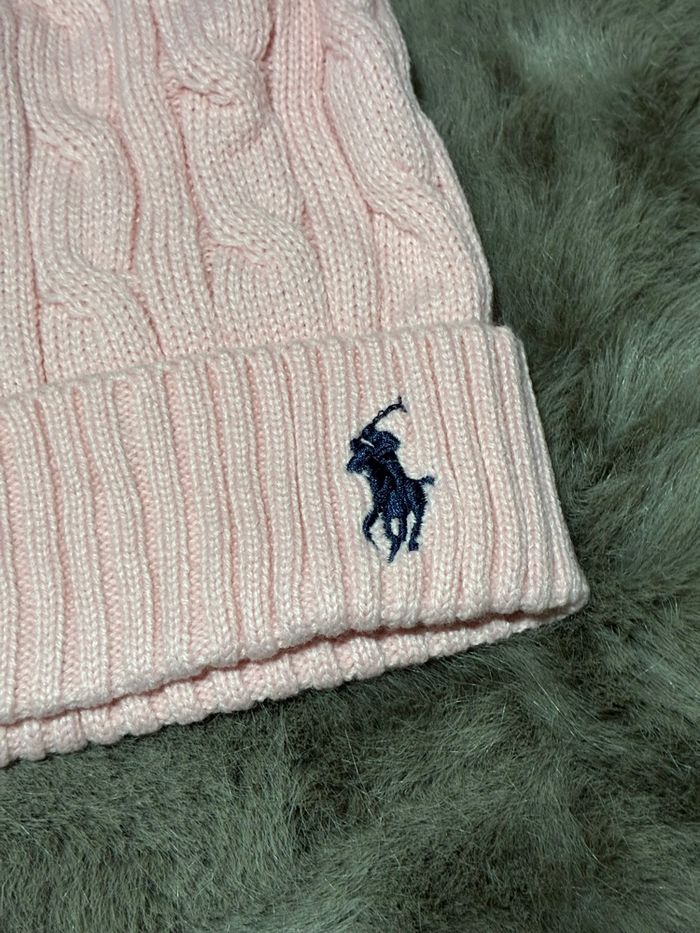 Bonnet Ralph Lauren Rose. - photo numéro 3