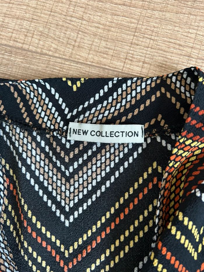 Blouse multicolore à manches courtes New Collection taille unique jamais portée (taille grand) - photo numéro 14