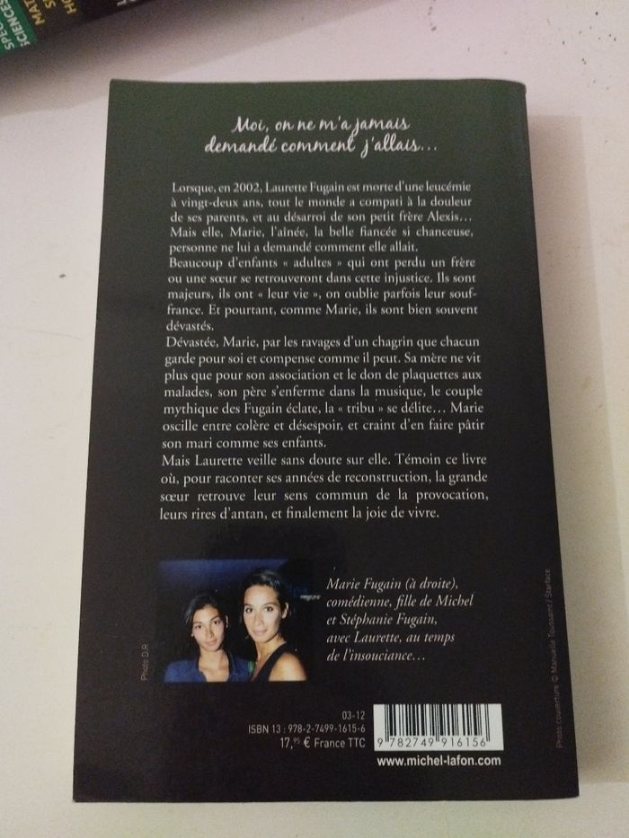 Livre Moi, on ne m'a jamais demandé comment j'allais - Marie Fugain - photo numéro 2