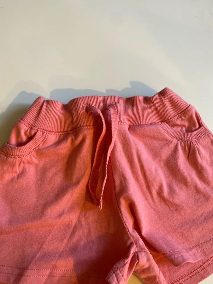 Short rose à cordon et à poche pour enfants filles - photo numéro 2