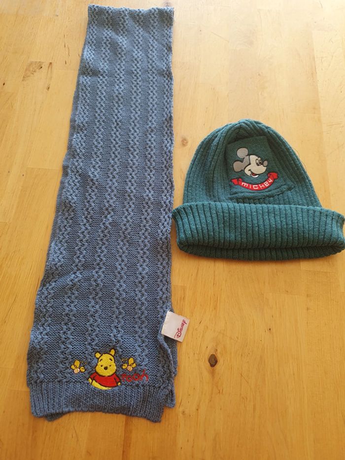 bonnet + écharpe Disney