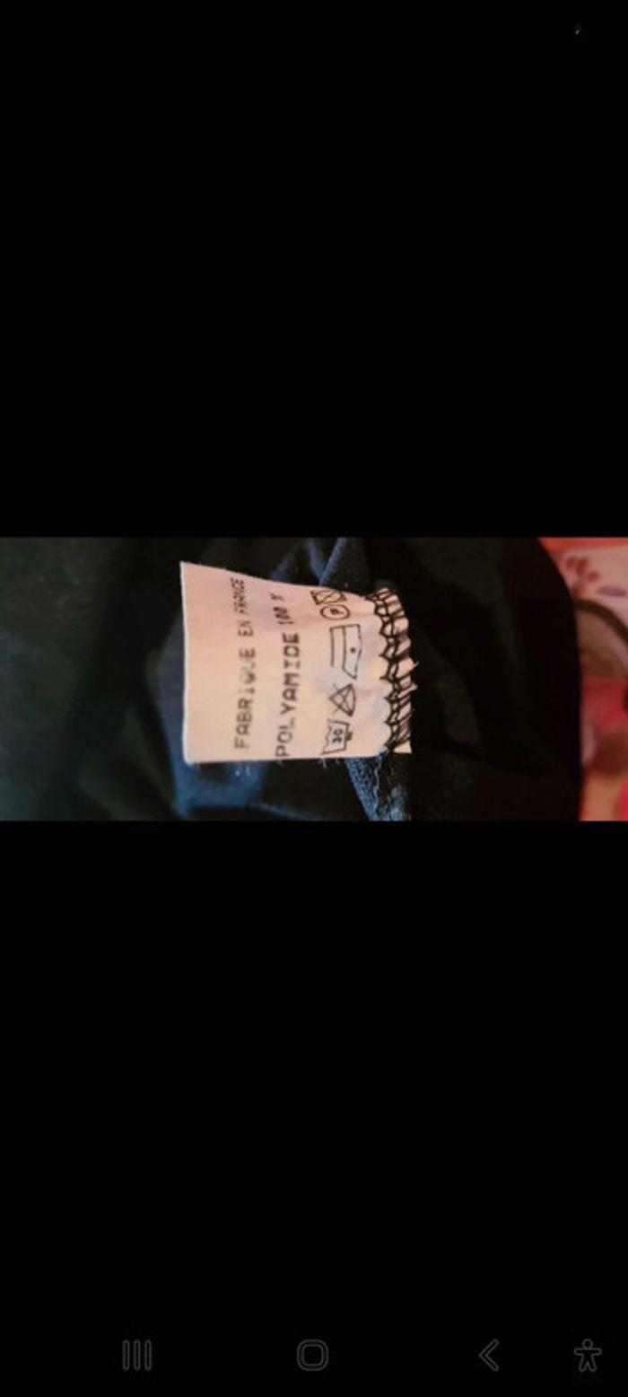 Robe asymétrique verte en tulle made in France t S - photo numéro 5