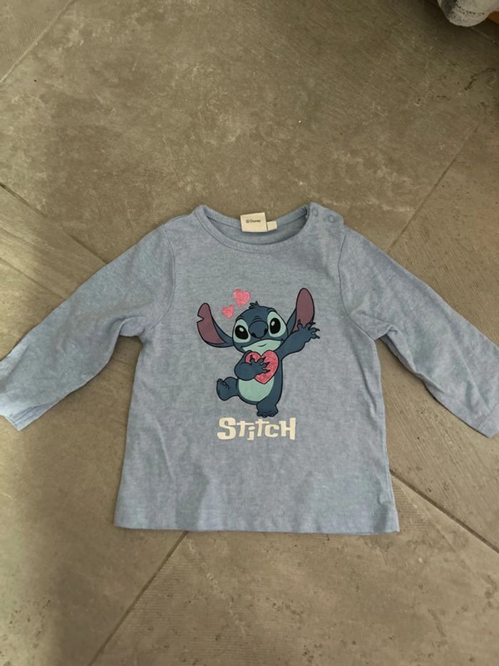 Haut bébé fille stitch 9 mois