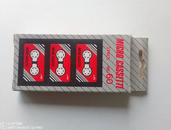 Lot de 3 micro cassettes MC-60