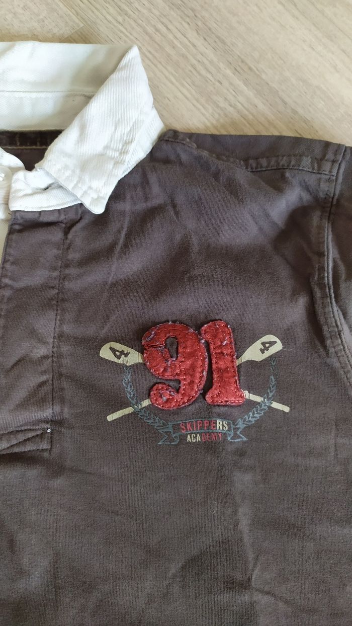 Polo manches longues gris - photo numéro 2