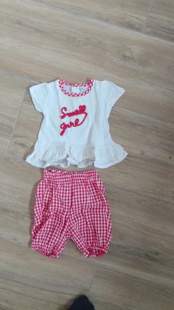 Ensemble fille 3 mois été