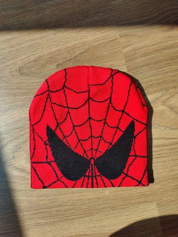 Bonnet Y2K Spiderman Rouge et noir