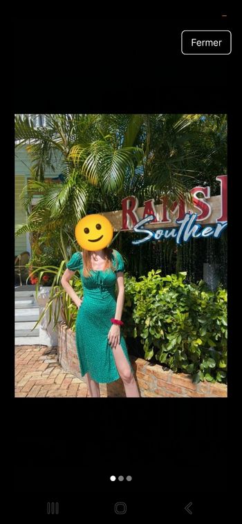 Robe à pois