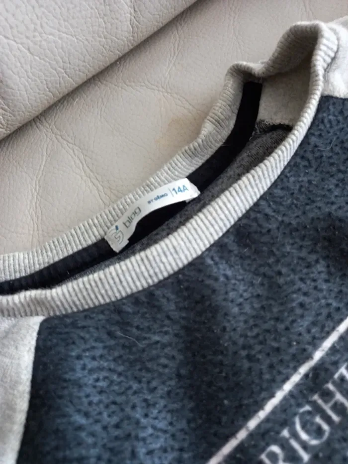 Haut de pyjama gemo velour taille 14 ans - photo numéro 2