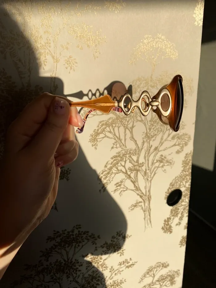 Lunettes de soleil marron Pucci - photo numéro 11