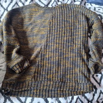 Pull laine bon prix rainbow vert 46 48 neuf