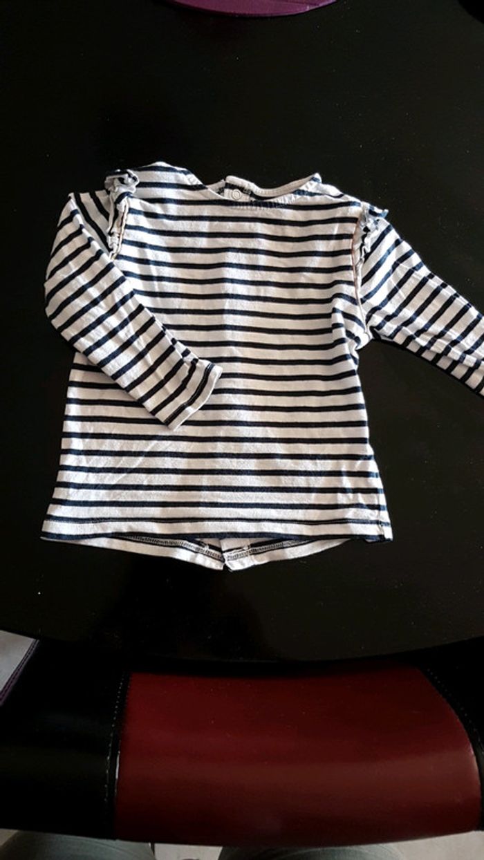 Ensemble salopette + t shirt 9 mois - photo numéro 4