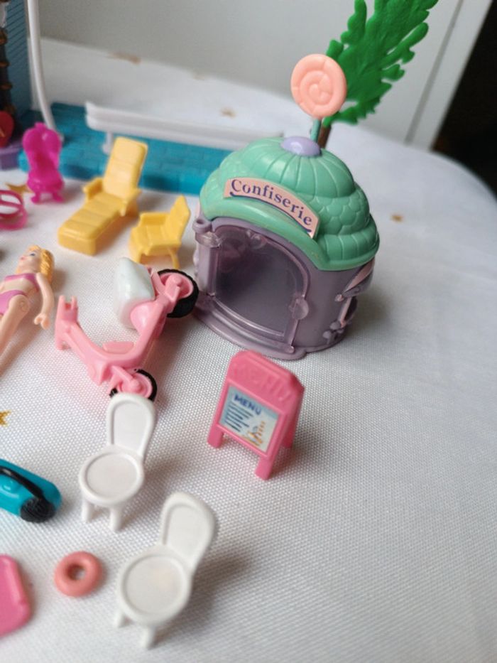 1997 mini pouce confiserie café pâtisserie michelle's génie toy restaurant Polly petite poupée small - photo numéro 11