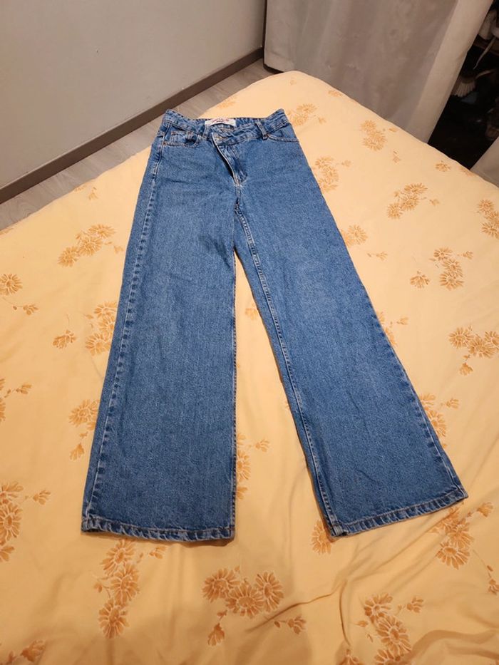Jeans jambes larges