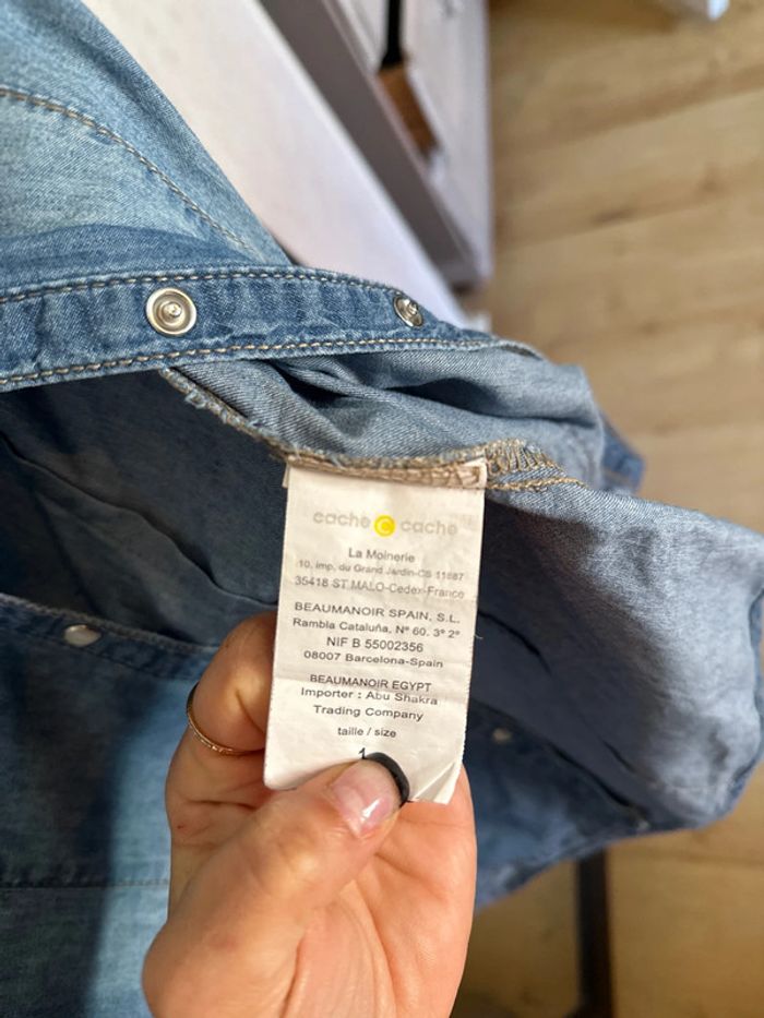 Chemise en jean Cache Cache - photo numéro 4