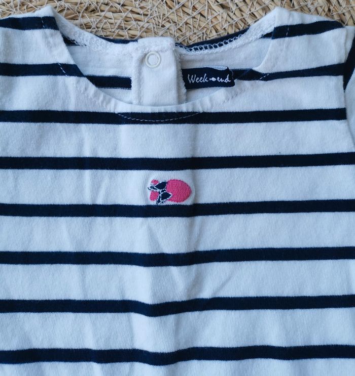 Robe 👣, marinière, weekend à la mer, 18 mois - photo numéro 3