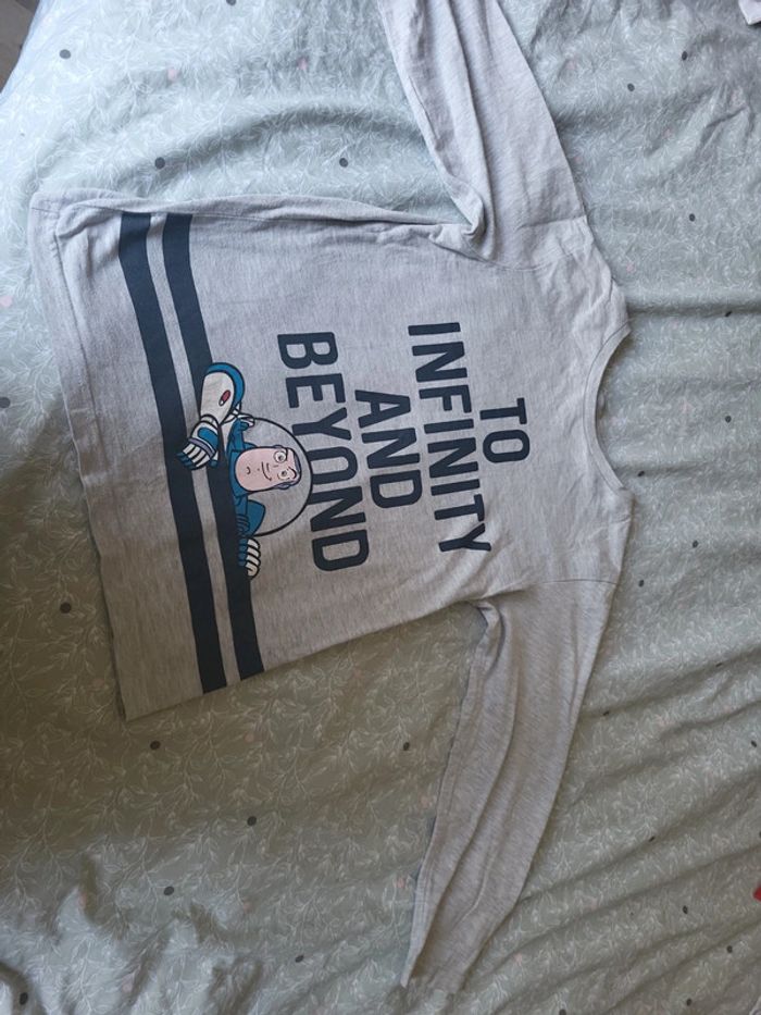 T-shirt ML Toy Story- Buzz l'éclair 7-8 ans - photo numéro 2